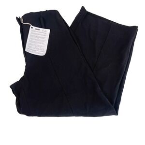 Le Sarte Del Sole Black Dress Pants Wide Leg Trouser 42 High Rise‎ Formal NEW